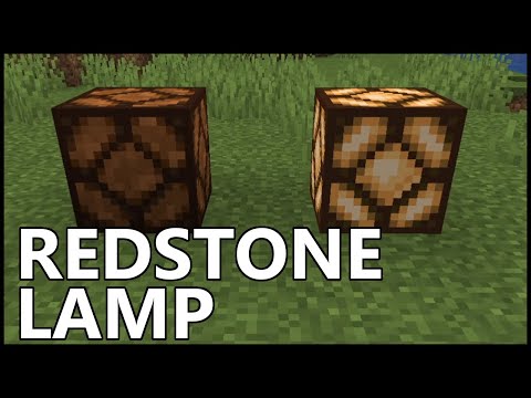 RajCraft - How To Use REDSTONE LAMPS In Minecraft