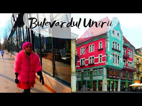 Walking on UNIRII BOULEVARD Bucharest | Restaurants, Promenade, Dambovita River, Bucharest Fountains