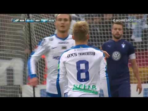 Bärkroth med vacker frispark - ribban räddar MFF - TV4 Sport