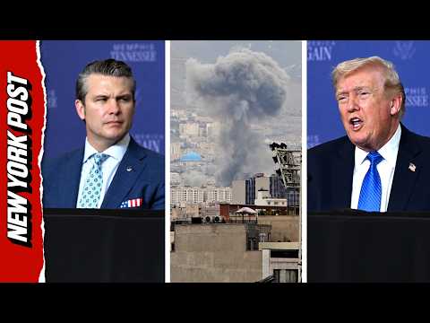 Watch Pete Hegseth's Reaction When Trump Says Iran War Was His idea