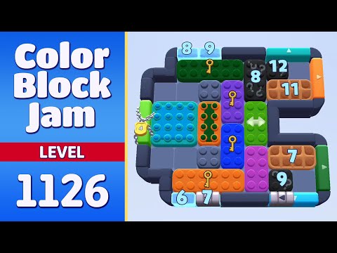 Color Block Jam Level 1126 (1127) | Every Puzzle Solved! 🎯