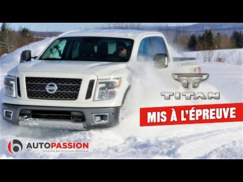 2018-2019-2020 Nissan Titan - Essai Routier / Hors Route avec Motoneige - Impressionnant !