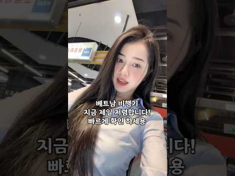 베트남 비행기 지금 제일 저렴 합니다 #다낭 #다낭자유여행 #황제투어
