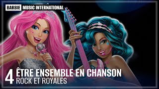 Musik-Video-Miniaturansicht zu Être Ensemble En Chanson [Find Yourself In The Song] Songtext von Barbie Rock 'N Royals (OST)