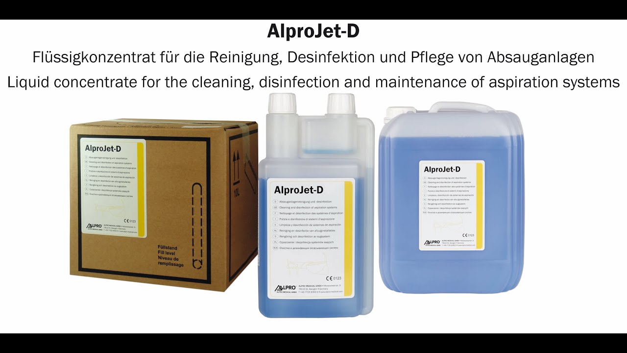 Anwendung von AlproJet-D / Application of AlproJet-D