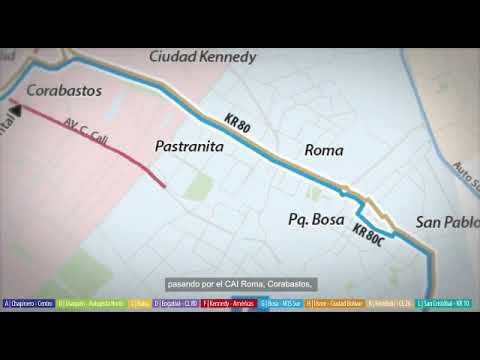 Nuevo servicio G311 Bosa San José - K311 Puente Grande - TransMilenio