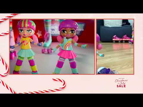 Rock N' Rollerskate RC Stunt Doll with Lights and Sounds on QVC