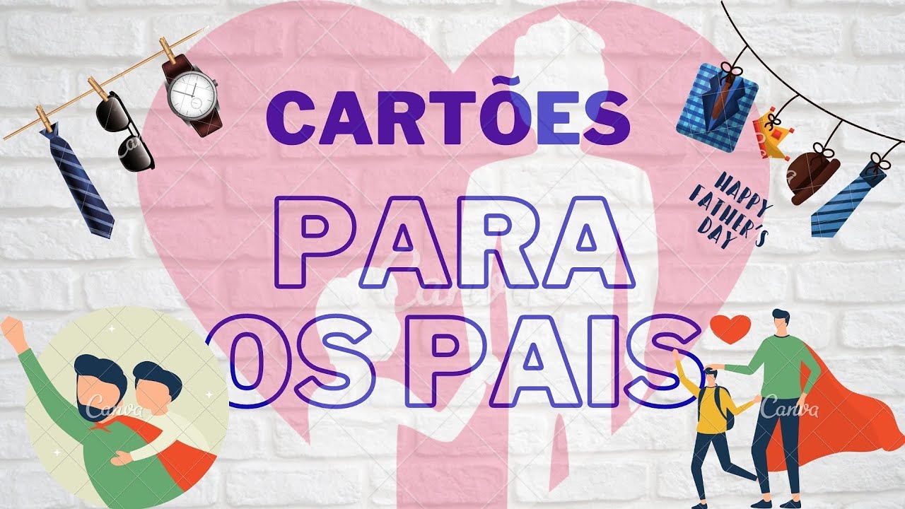 Cartões para dia dos pais