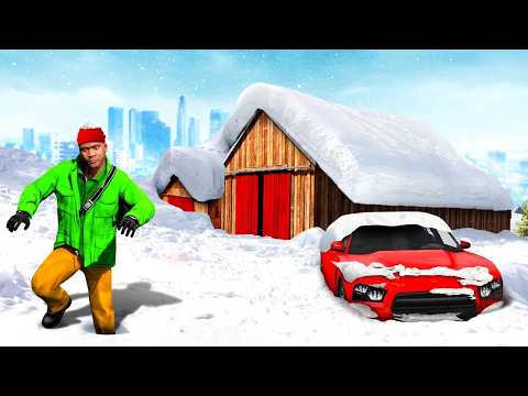 Mega TORMENTA de NIEVE en GTA 5