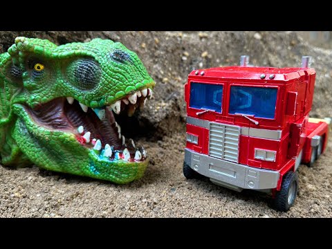 "Dinosaur Tug of War with Spiderman, Hulk, Tobot, Goku – The Tension Breaks, The Clash Erupts!"