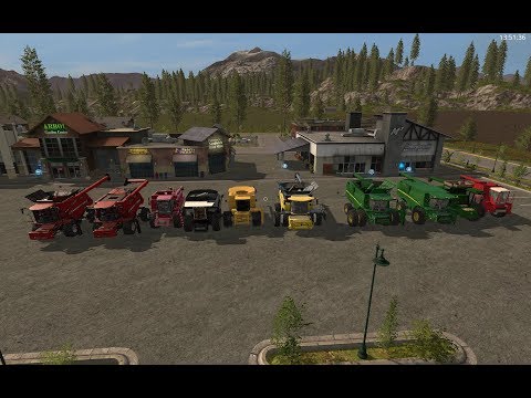 Farming Simulator 17 Mod Spotlight :: American Combines! Big and Small!
