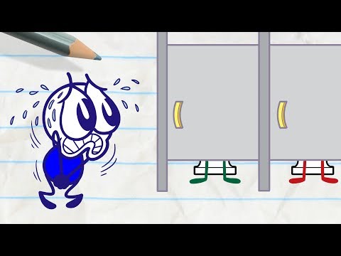 Is Pencilmate Locked Out? -in- LORD OF MOR-DOOR - Pencilmation Compilation for Kids