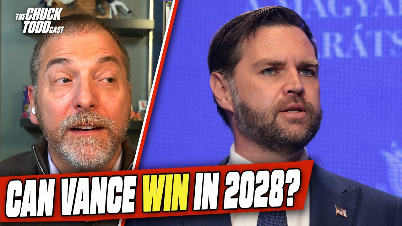 Will J.D. Vance Succeed Trump & WIN The Presidency In 2028? | Chuck Todd Politics Podcast