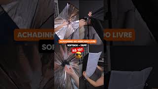 Softbox bom e barato para gravar vídeos