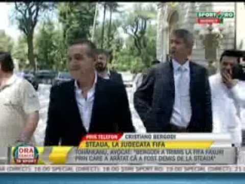 Cristiano Bergodi:Imi pare rau ca m-am despartit de suporterii STELEI!