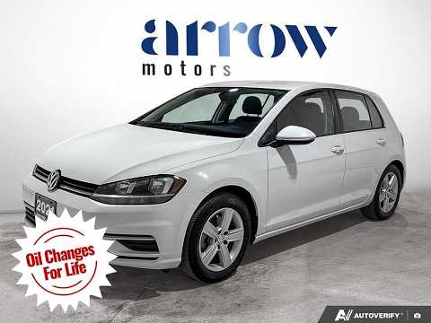 2021 Volkswagen Golf in White for sale at Arrow Motors in Aylmer, ON