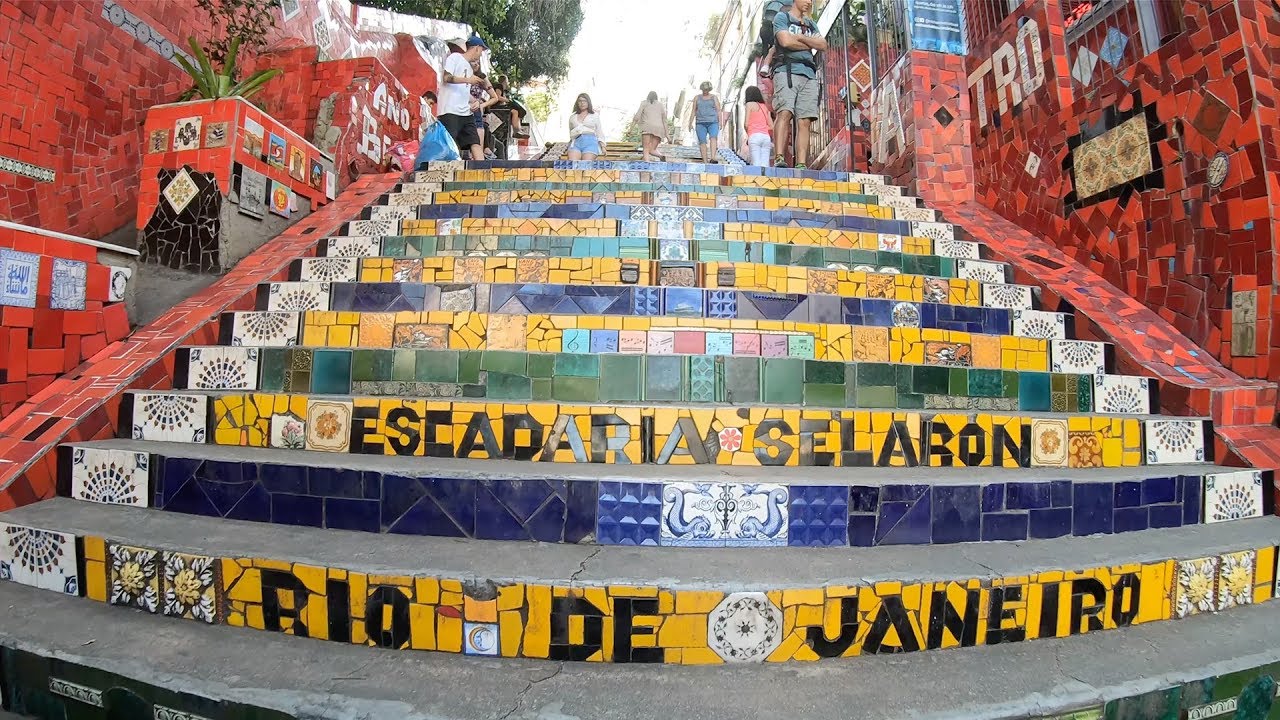 ⁴ᴷ⁶⁰ Walking Rio de Janeiro - Brasil : Cinelândia - Santa Teresa