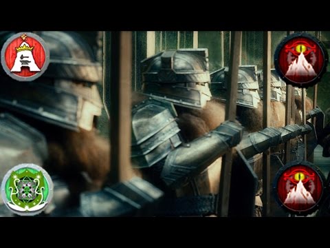 Three Way War for the Iron Hills - Third Age Total War Multiplayer Gameplay