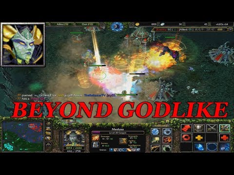 DOTA 1 - Medusa BEYOND GODLIKE!!! (OVER FARMED)