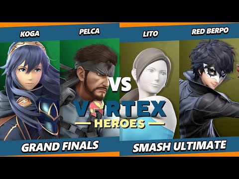 Vortex Heroes GRAND FINALS - Koga & Pelca Vs. Lito & red berpo - SSBU Ultimate Tournament
