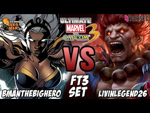 UMVC3 Parsec FT3 Set - BManTheBigHero (Magneto/Storm/Sentinel) VS livinlegend26