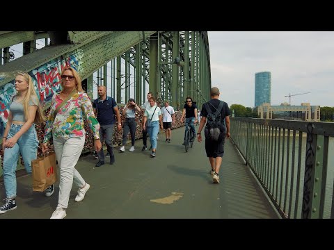 Cologne City Walking Tour (4K), Germany, Summer 2022