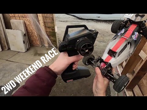 TLR 22 5.0 DC Elite 2WD Buggy Racing before Shutdown - Netcruzer RC