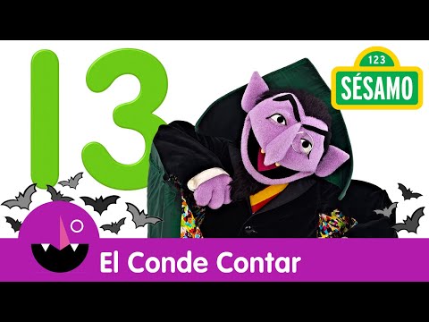 Sésamo: Contando el número 13 con El Conde Contar.