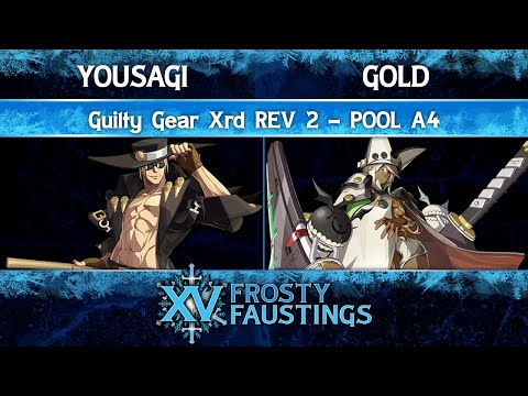 Frosty Faustings XV 2023 Pool A4 - Yousagi (Johnny) vs Gold (Ramlethal) - Guilty Gear Xrd REV 2