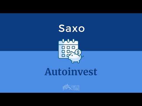 Saxo Autoinvestor: Gebührenfreier ETF-Sparplan Schweiz 🇨🇭
