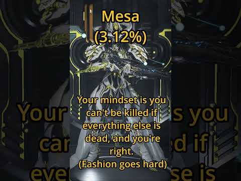 What your Warframe main says about you (Top 10 edition)  #warframe #warframegameplay #shorts #short