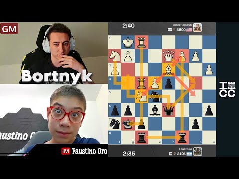 FANTASTIC BOY! IM Faustino Oro vs GM Olexander Bortnyk