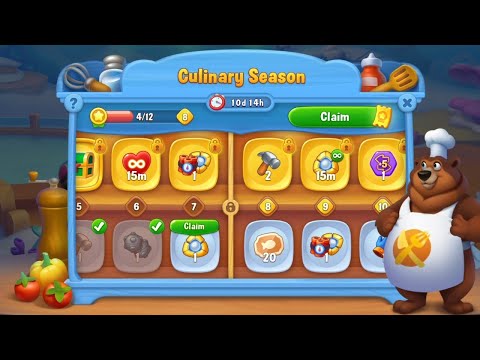 @Fishdom Win Strikes Level 11439 - 11442. Culinary Season Level 7 🔓