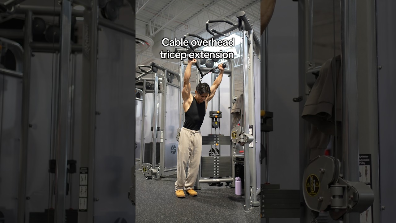 Do Overhead Cable Tricep Extensions Like THIS and You Will Never Go Back
