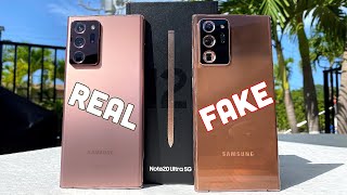 Samsung Galaxy Note 20 Ultra 5G [Vs.] Clone/Replica - 1st 1:1 Fake!