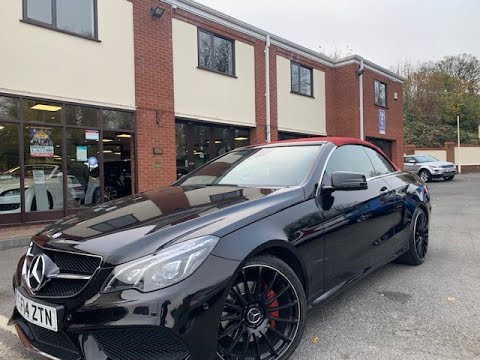 2014 14-Reg Mercedes E220 CDI AMG Sport Auto Convertible,47,000 miles £16495