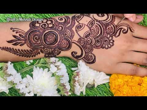 Arabic Flowers Mehndi || Latest Arabic Mehndi || Ifrah’s Mehndi Design