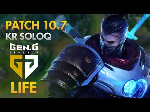 Gen.G Life - Support: Shen vs Yuumi - KDA 3/1/18