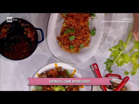 Caponata e carne apparecchiata - È sempre mezzogiorno 20/05//2024