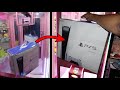 WON PS5 FROM ARCADE GAME CUT THE STRING WIN THE PRIZE