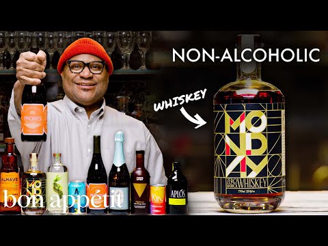 Sommelier Tries 12 Non-Alcoholic Beverages | World Of Wine | Bon Appétit