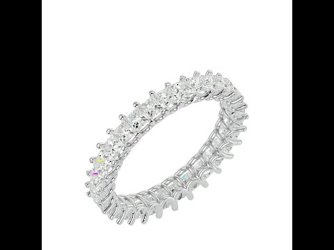 Inel Eternity Breathtaking Princess Aur 18k Real Diamonds - Delaney