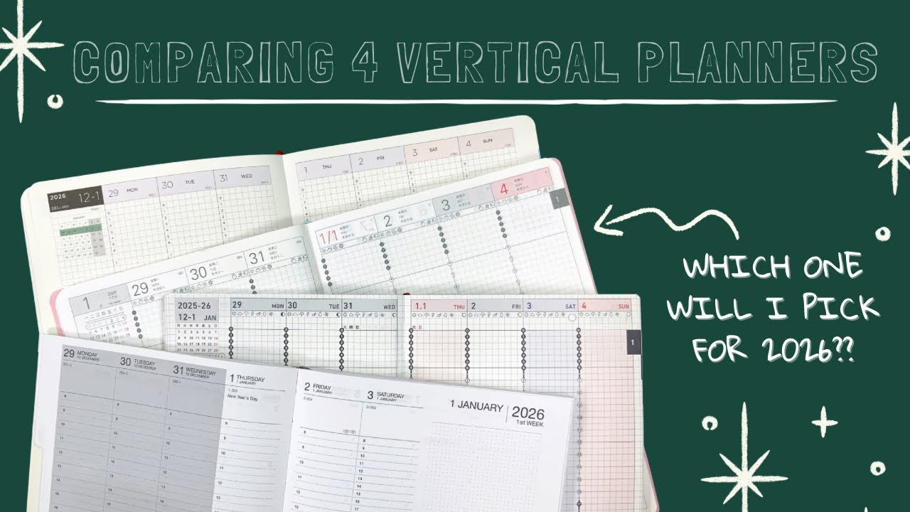 I Tested 4 Vertical Planners for 2026 (Work Planner Comparison & Final Pick)