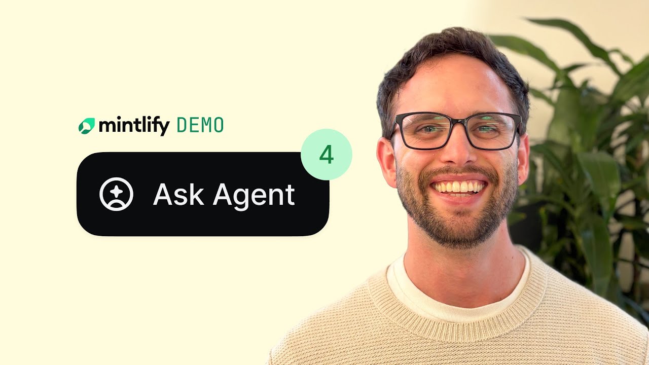 Mintlify Agent Suggestions Demo video thumbnail