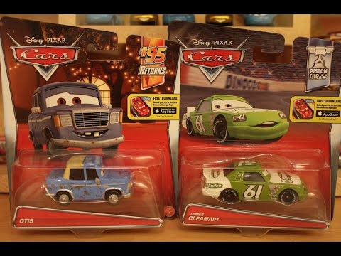 Mattel Disney Cars 2016 Case Q Otis James Cleanair (Vitoline #61) Video