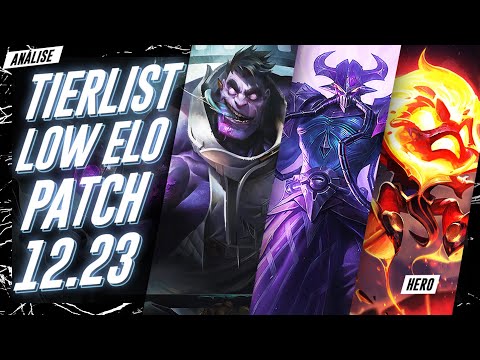TIER LIST LOL PATCH 12.23 PARA LOW ELO