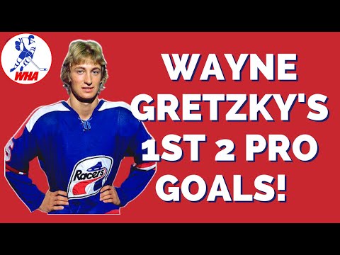 Wayne Gretzky First Two Pro Goals with the WHA Indy Racers