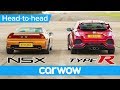 Honda Civic Type R vs Old NSX – DRAG RACE, ROLLING RACE & BRAKE TEST | Head-to-Head