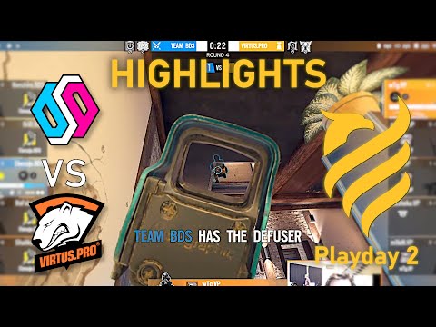 BDS vs Virtus Pro - HIGHLIGHTS - Playday 2 - EUL 2021 Stage 3 - R6 Esport