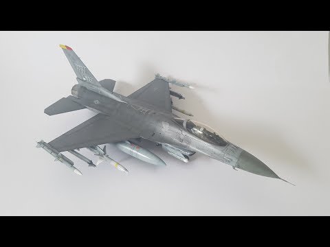Tamiya 1/48 F-16 CJ Block 50 (Part 3: Ejection seat, pilot and pre-shading)